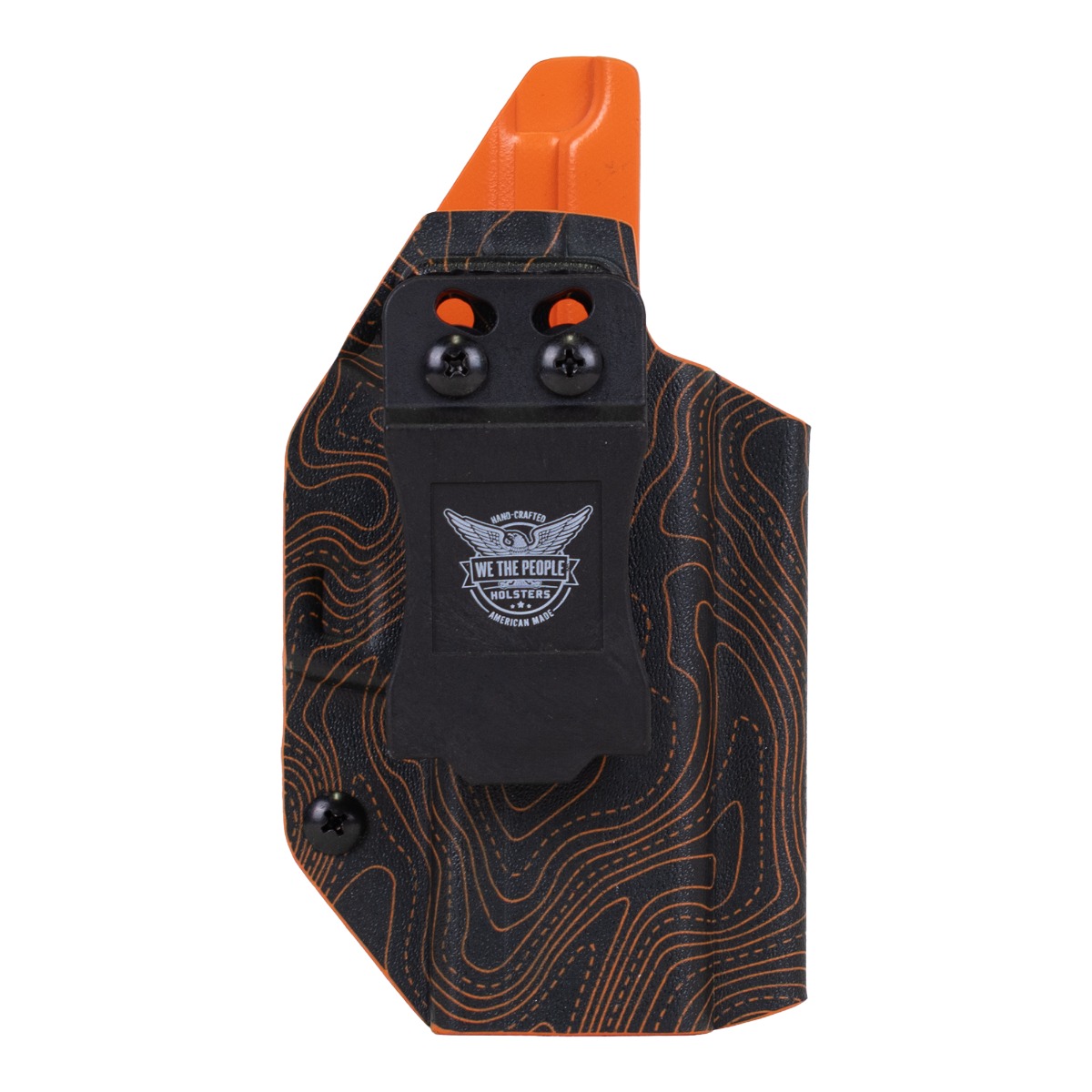 We The People Holsters Springfield Hellcat Pro (Red Dot Ready) Holsters, Topographic Orange - We The People Holsters