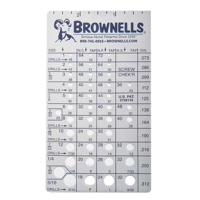 Brownells U.S. Screw Checker