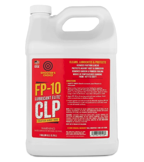 Shooters Choice FP-10 Lubricant Elite CLP Lubricant, 1 gal Jug White - Shooters Choice