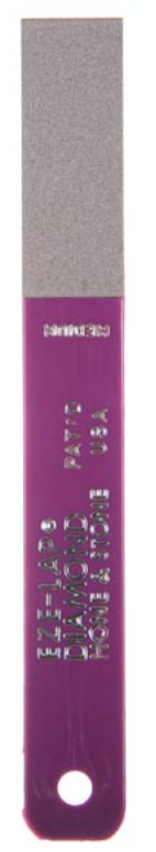 EZE-LAP Diamond 3/4" x 2" Medium Diamond Hone and Stone, Purple - Eze-Lap Diamond Products, Inc