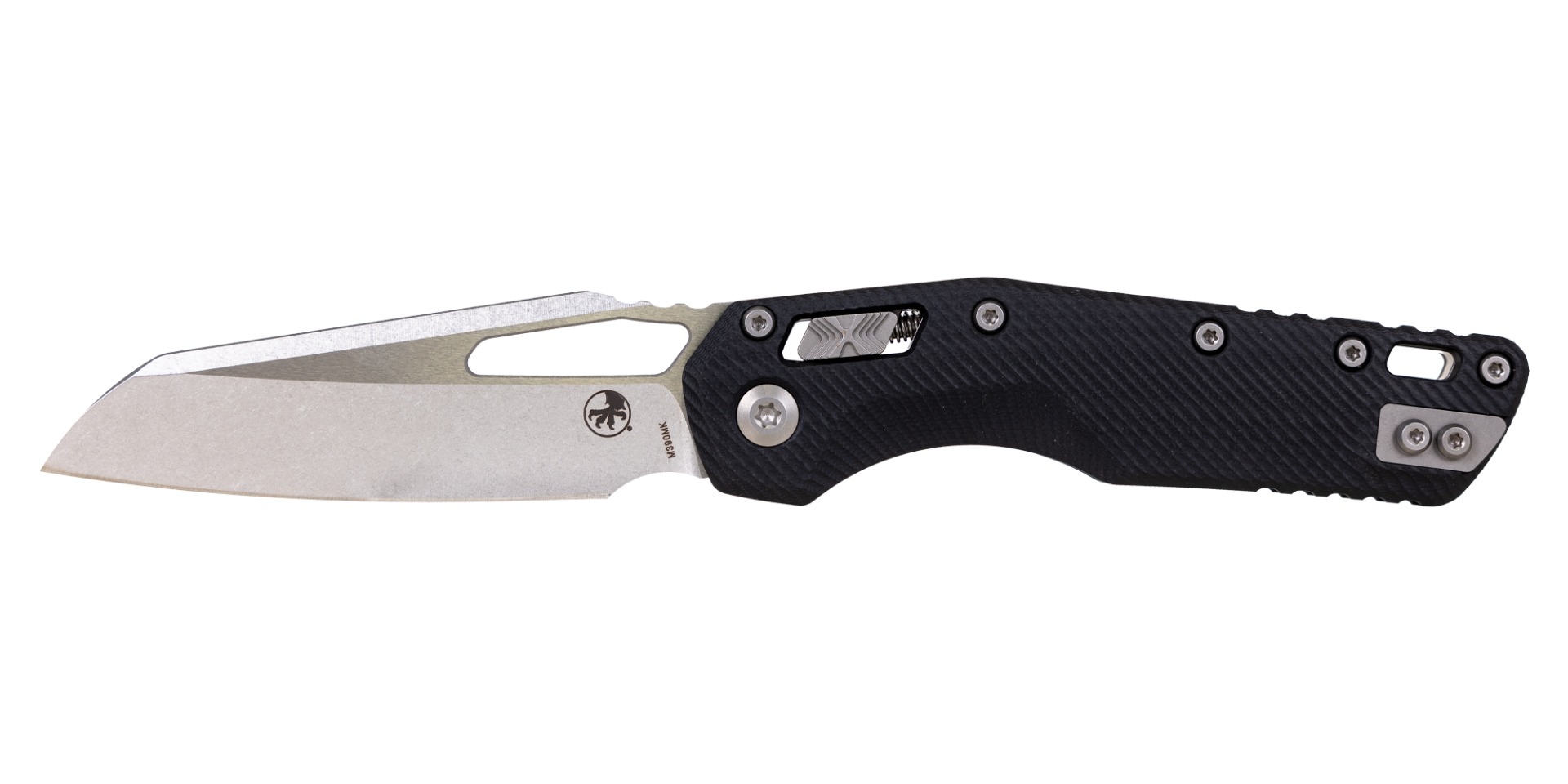 Microtech MSI S/E Ram-Lok Folding Sheepsfoot Knife, Black - 210-10FLGTBK - Microtech Knives