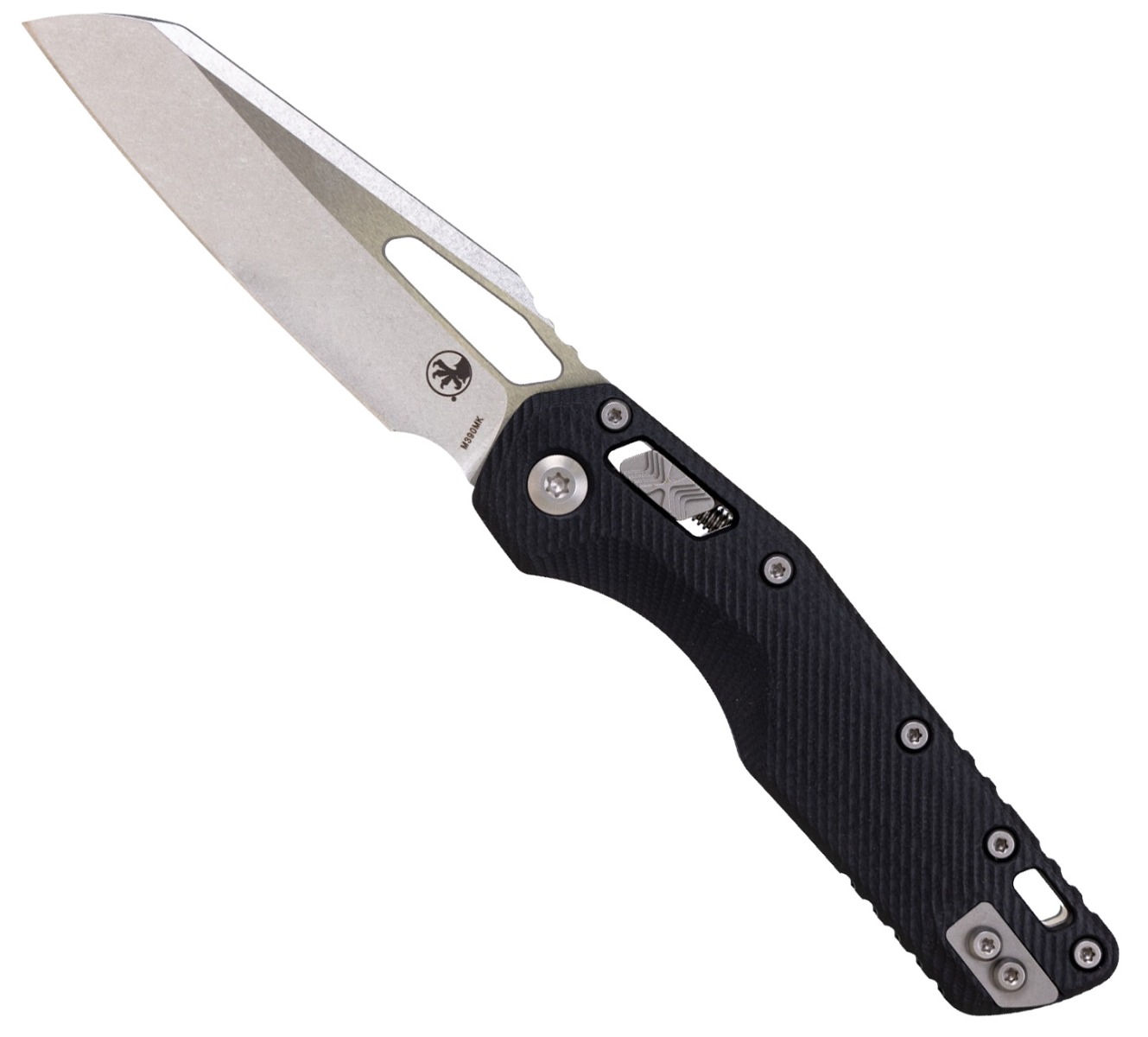 Microtech MSI S/E Ram-Lok Folding Sheepsfoot Knife, Black - 210-10FLGTBK