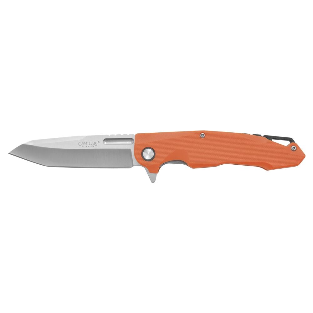 Camillus Regent Folding Tanto Knife, Orange - CAM19208
