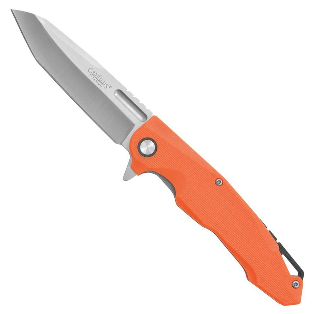 Camillus Regent Folding Tanto Knife, Orange - CAM19208
