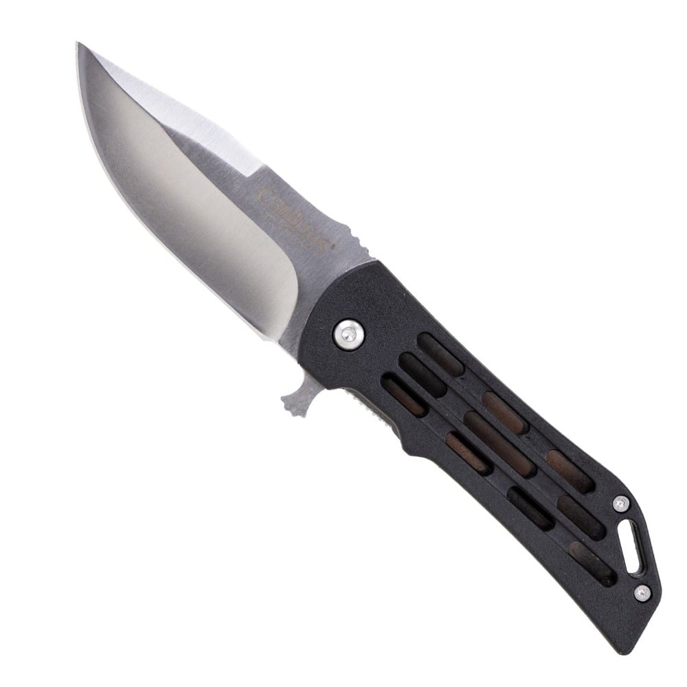 Camillus Dominator Folding Drop Point Knife, Black - CAM-19420-300
