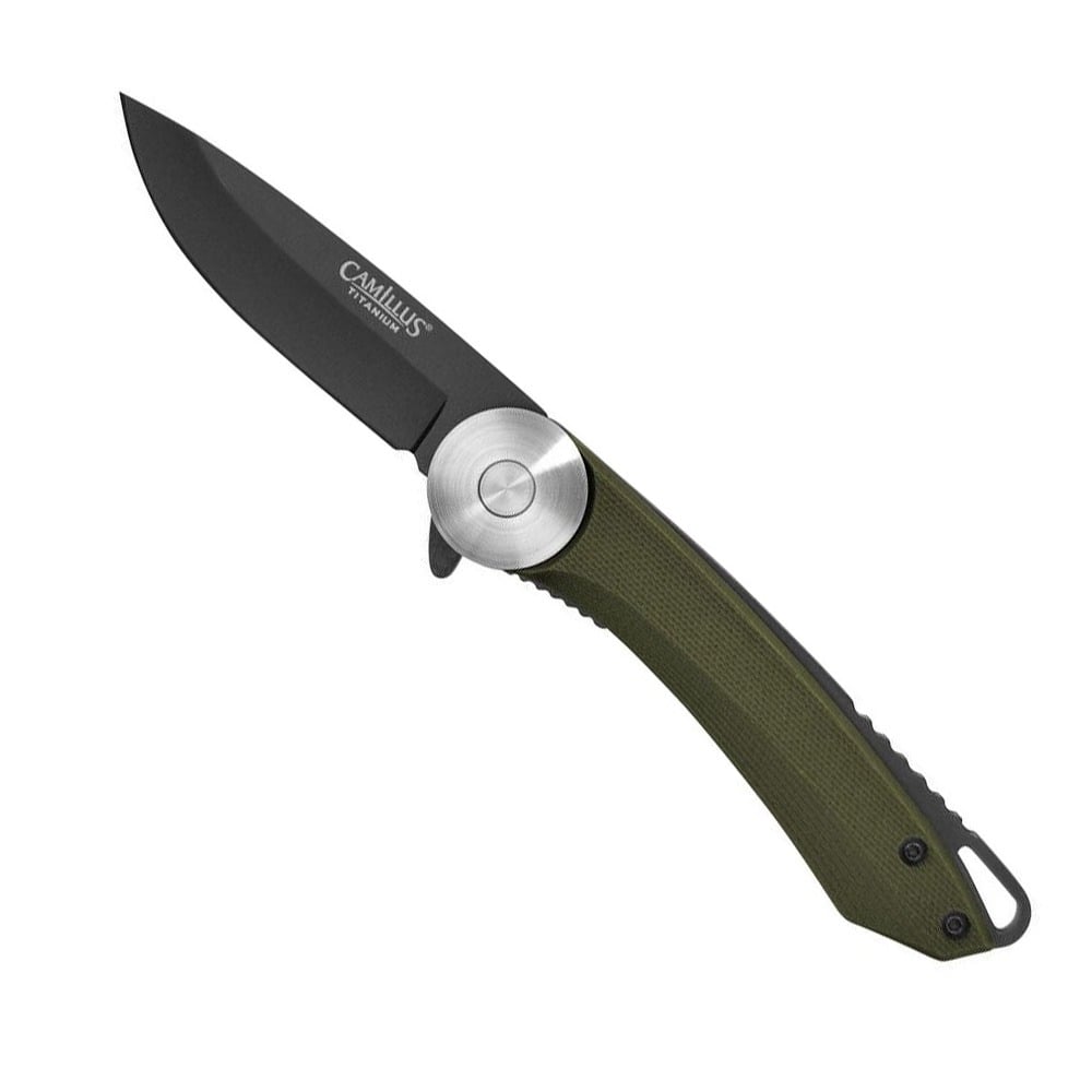 Camillus Camillus Cirque Folding Drop Point Knife, Green - CAM-19642
