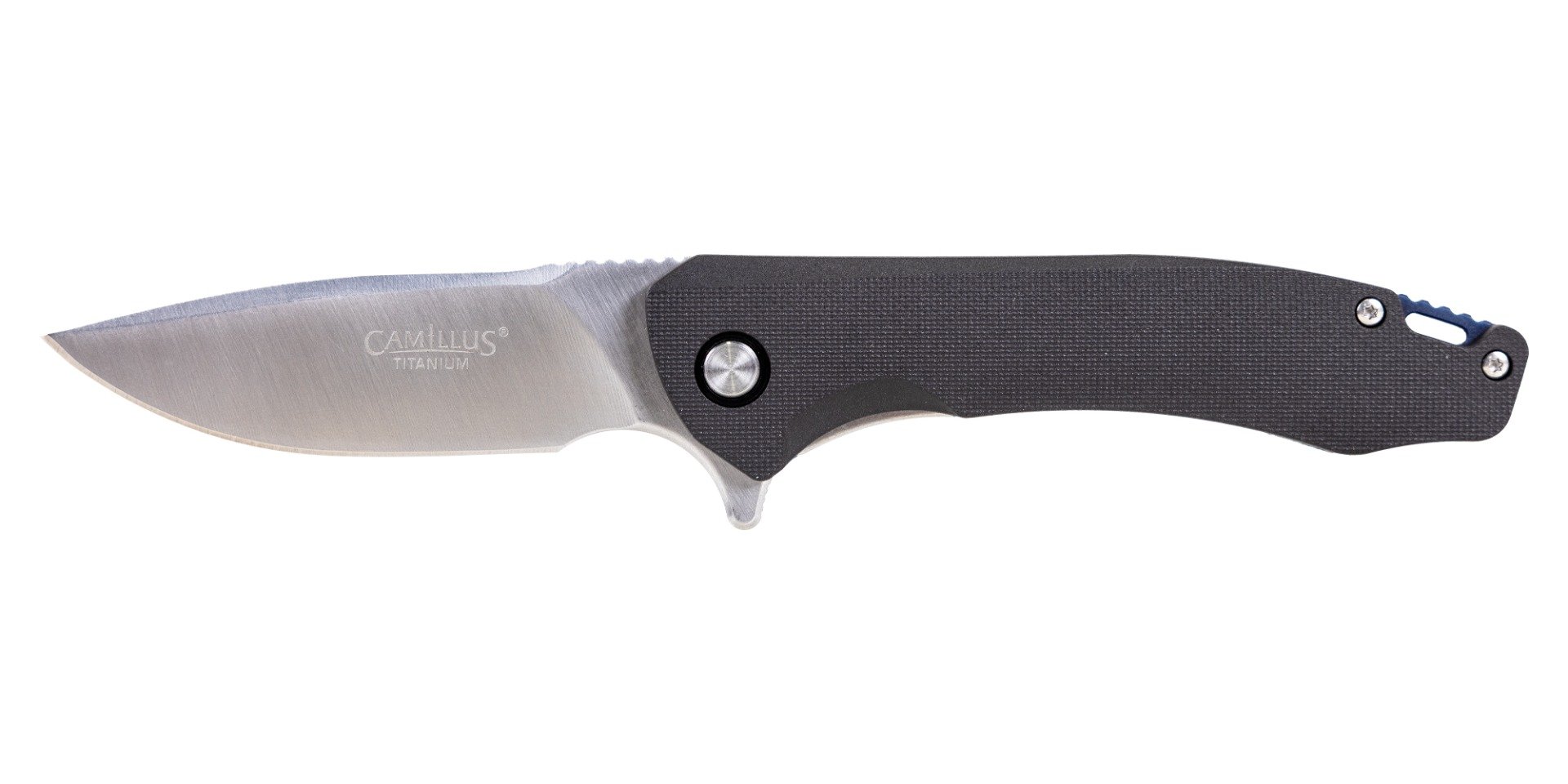 Camillus Scivik Folding Drop Point Knife, Black - CAM-19362