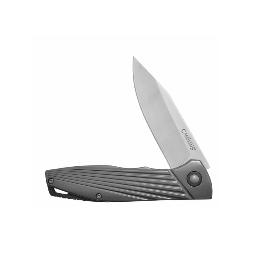 Camillus Horizon Folding Drop Point Knife, Black - CAM-19419