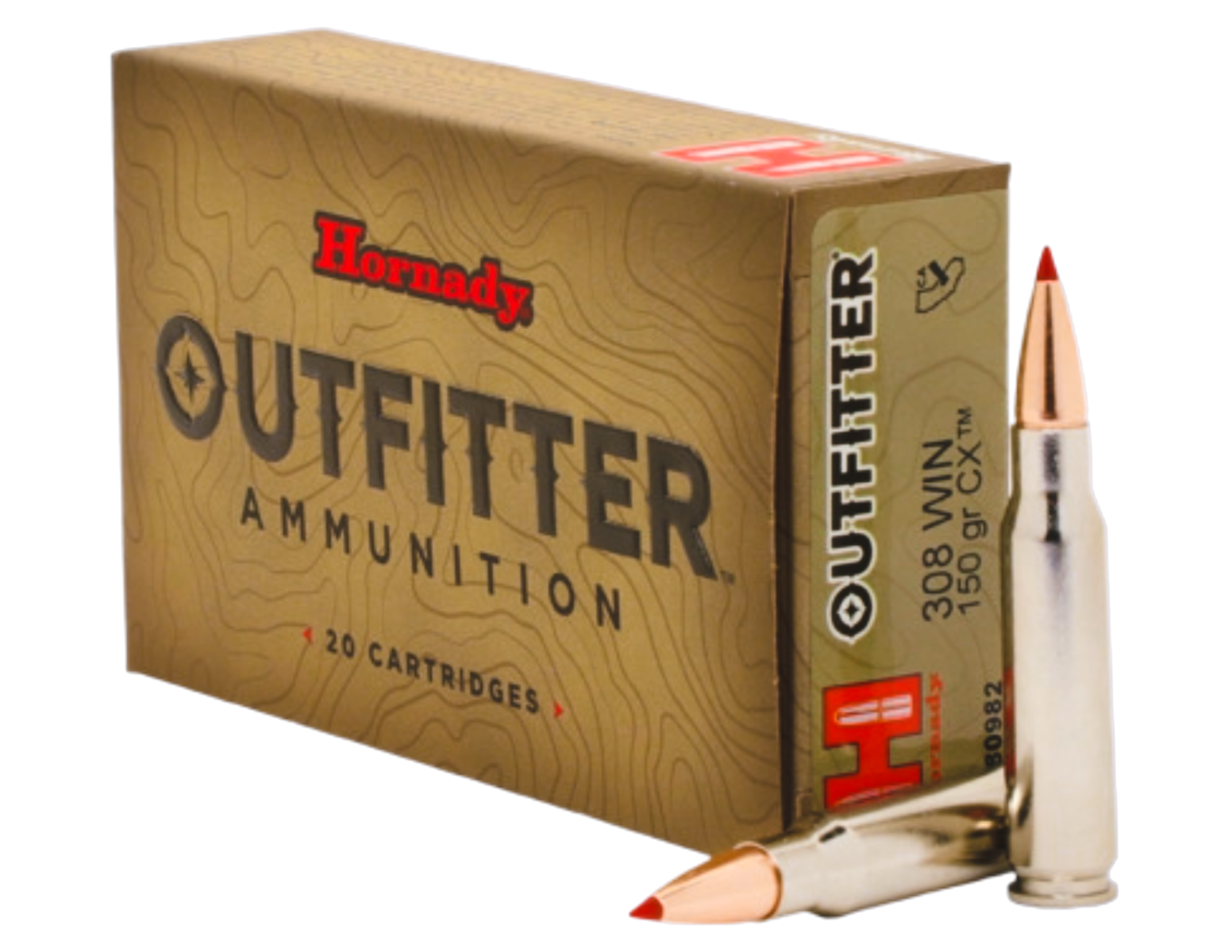 Hornady Outfitter .308 Win 150 gr CX 20rds - Hornady