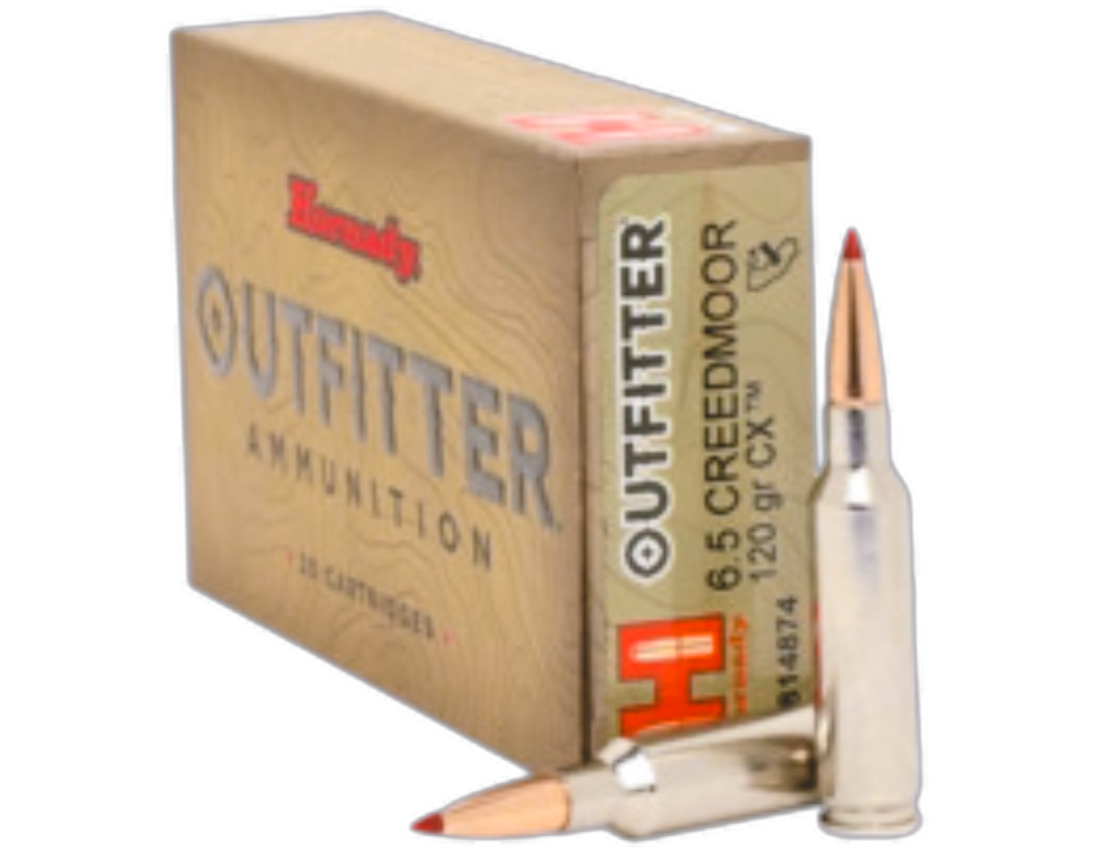 Hornady Outfitter 6.5 Creedmoor 120 gr CX, 20rds - Hornady