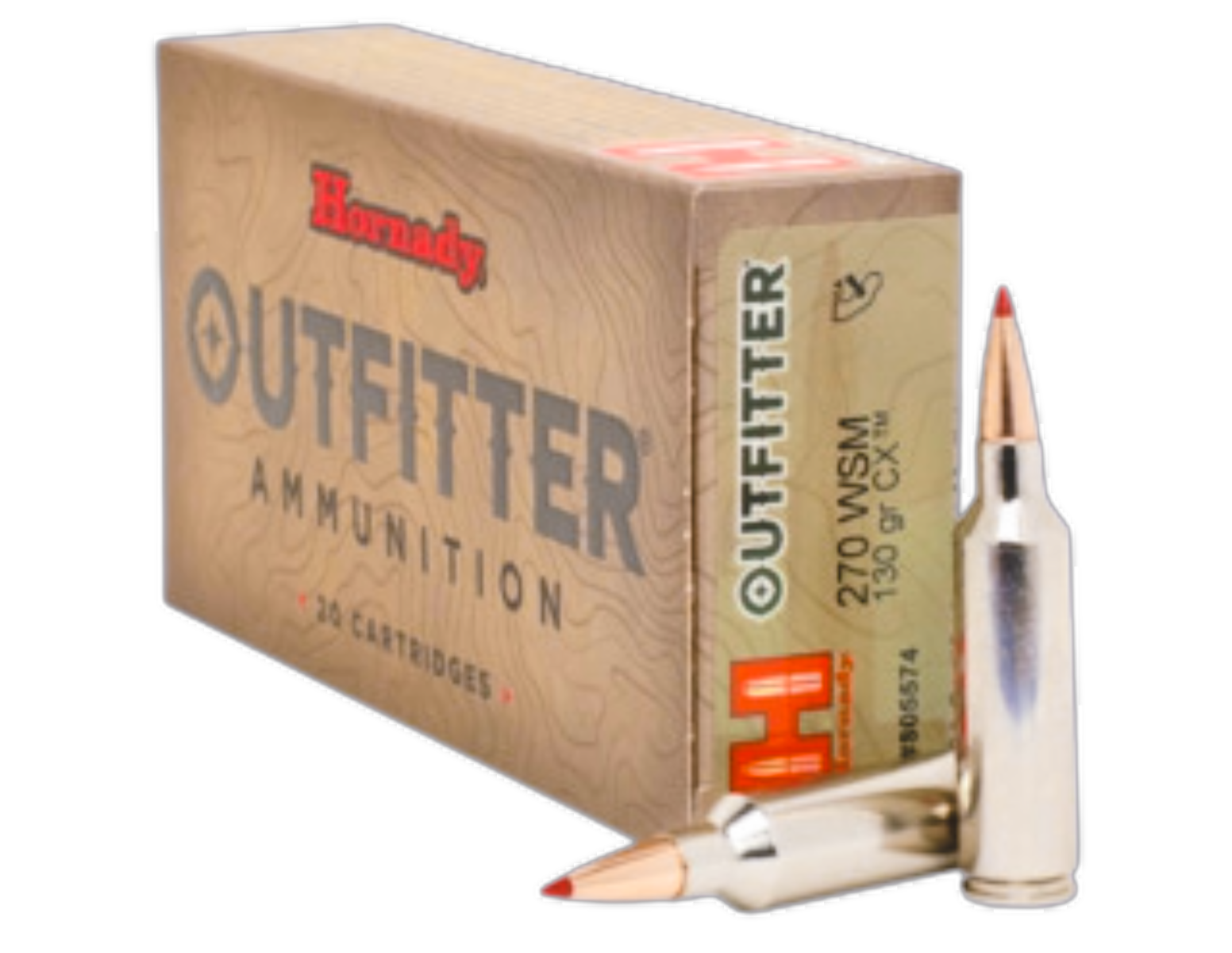 Hornady Outfitter .270 WSM 130 gr CX, 20rds - Hornady