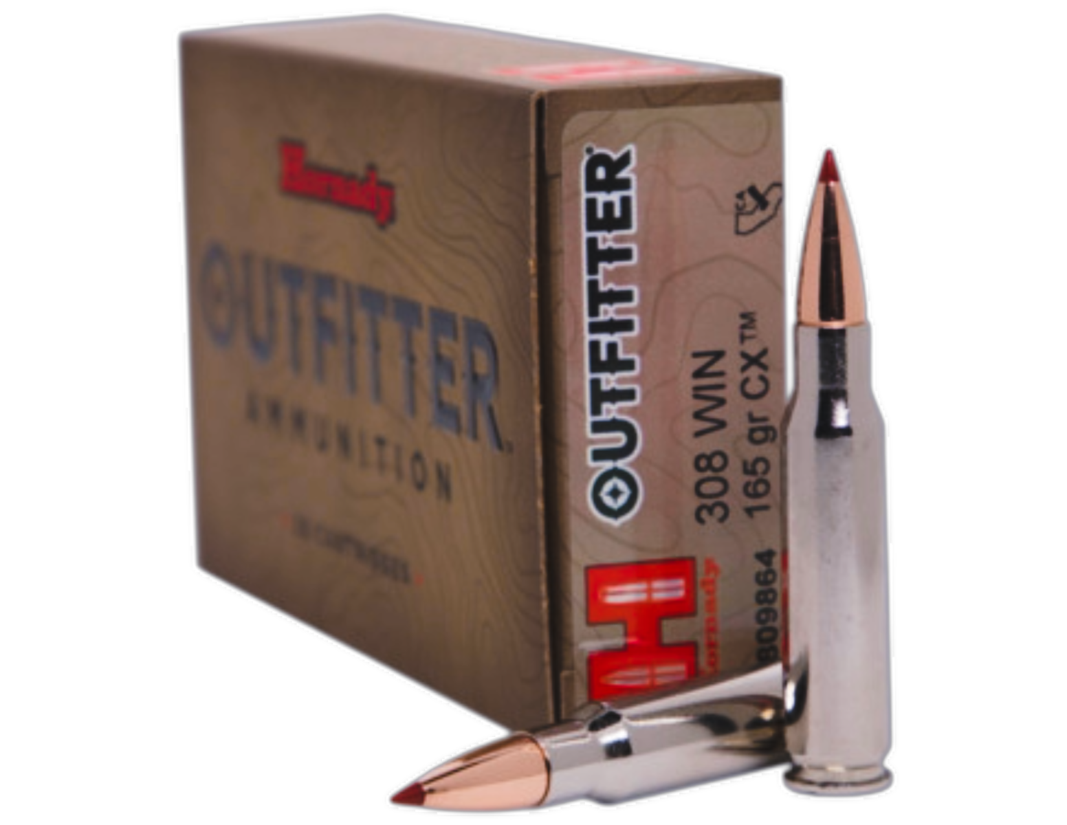 Hornady Outfitter .308 Win 165 gr CX, 20rds - Hornady