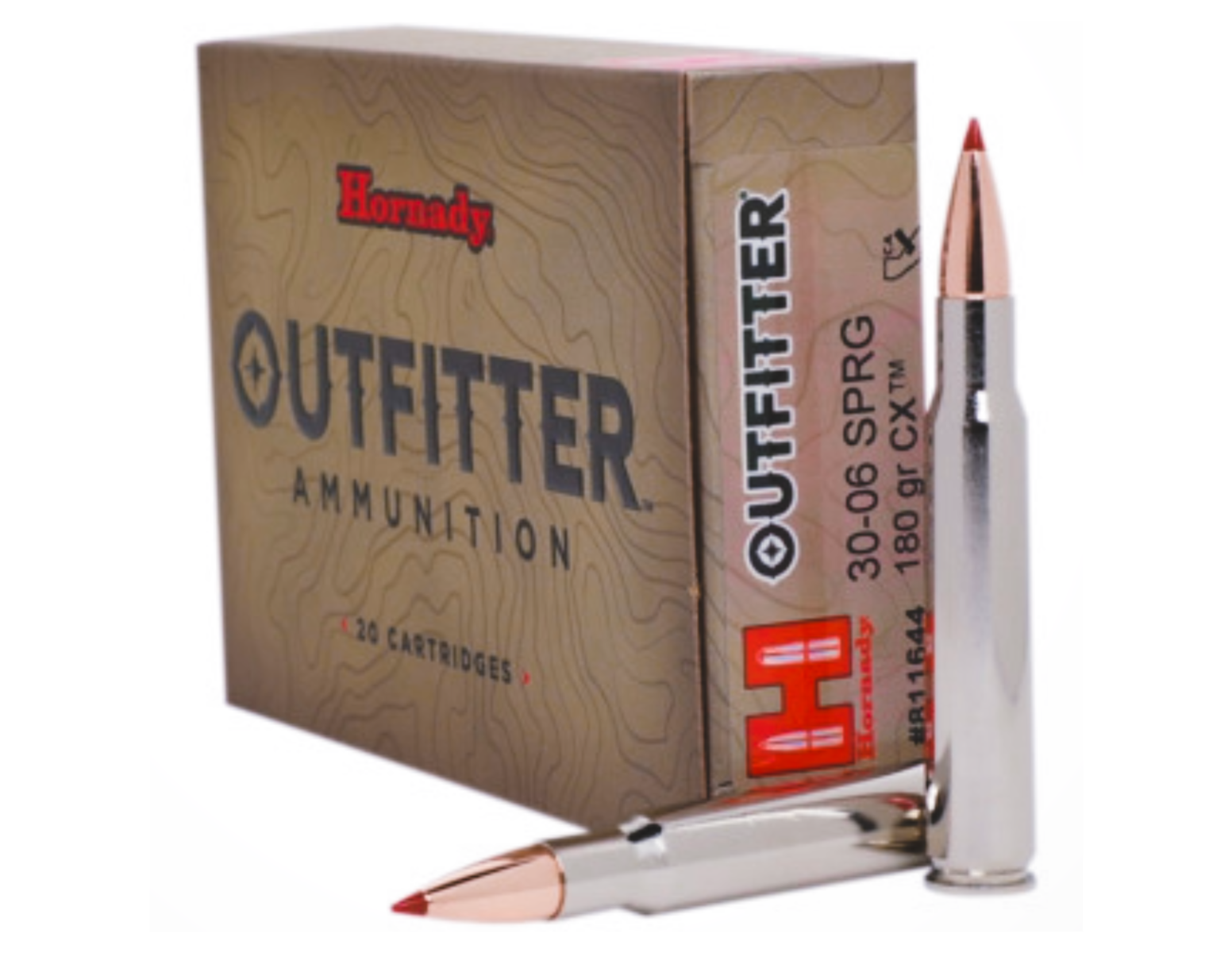 Hornady Outfitter .30-06 Springfield 180 gr CX, 20rds - Hornady