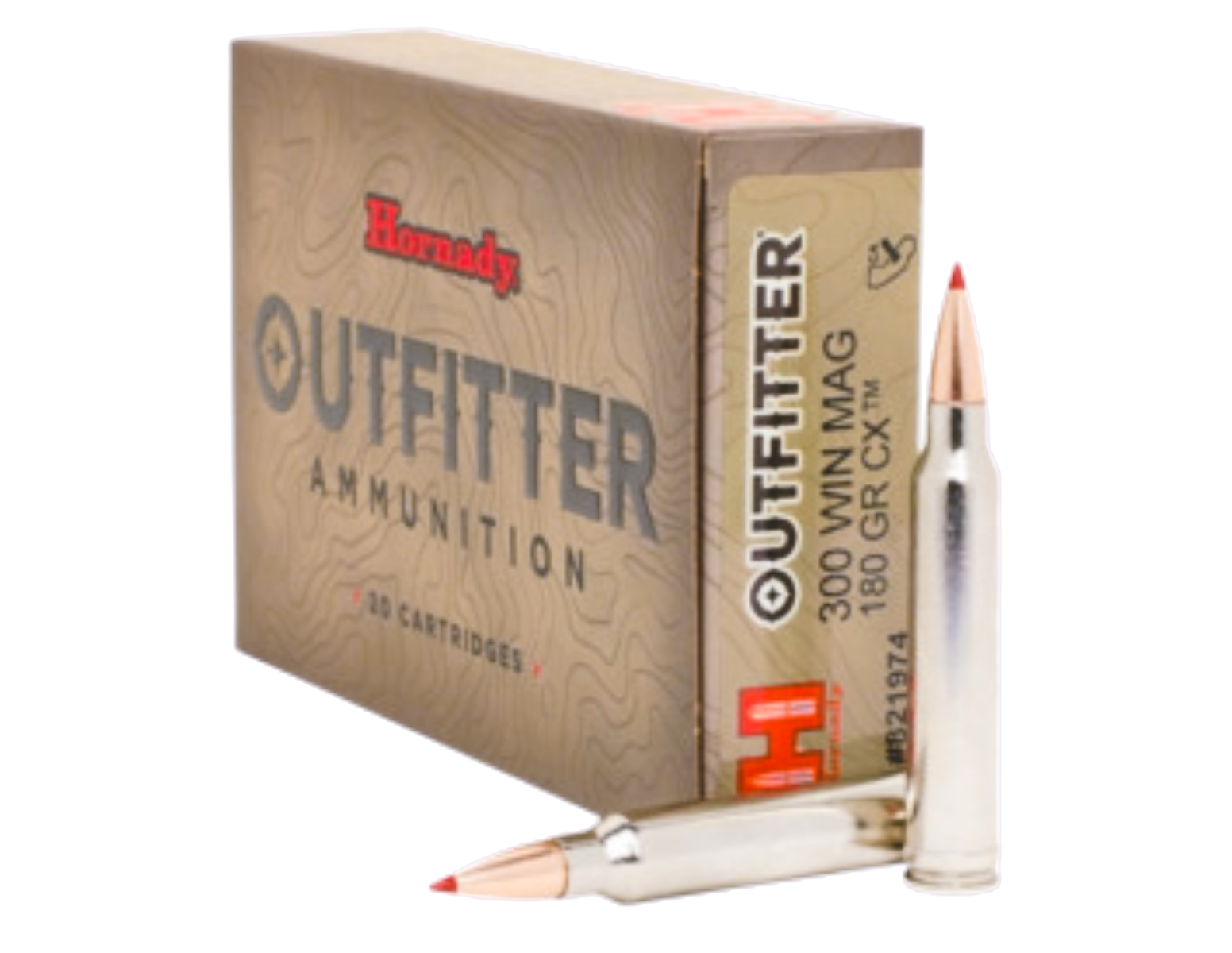 Hornady Outfitter .300 Win Mag 180 gr CX 20rds - Hornady