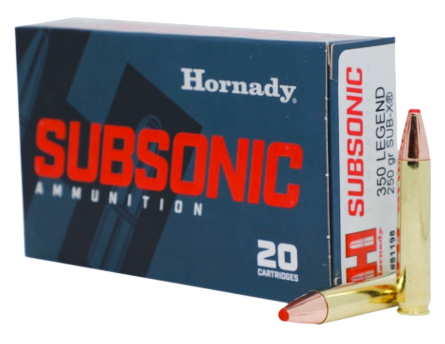 Hornady Subsonic .350 Legend 250 gr Sub-X, 20rds - Hornady