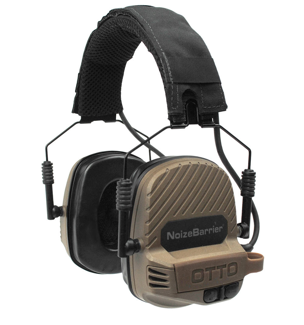 OTTO NoizeBarrier Range SA One Size Fits Most 23 dB Communication Headset, Flat Dark Earth