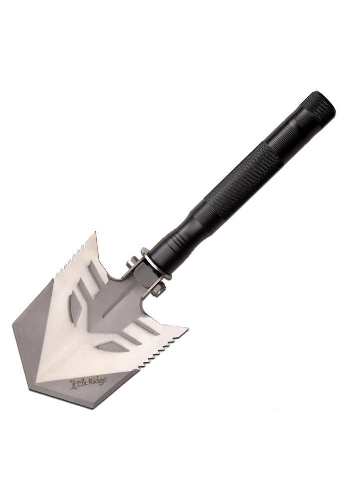 Elk Ridge Folding Shovel Kit, Black - ER-962 - Elk Ridge