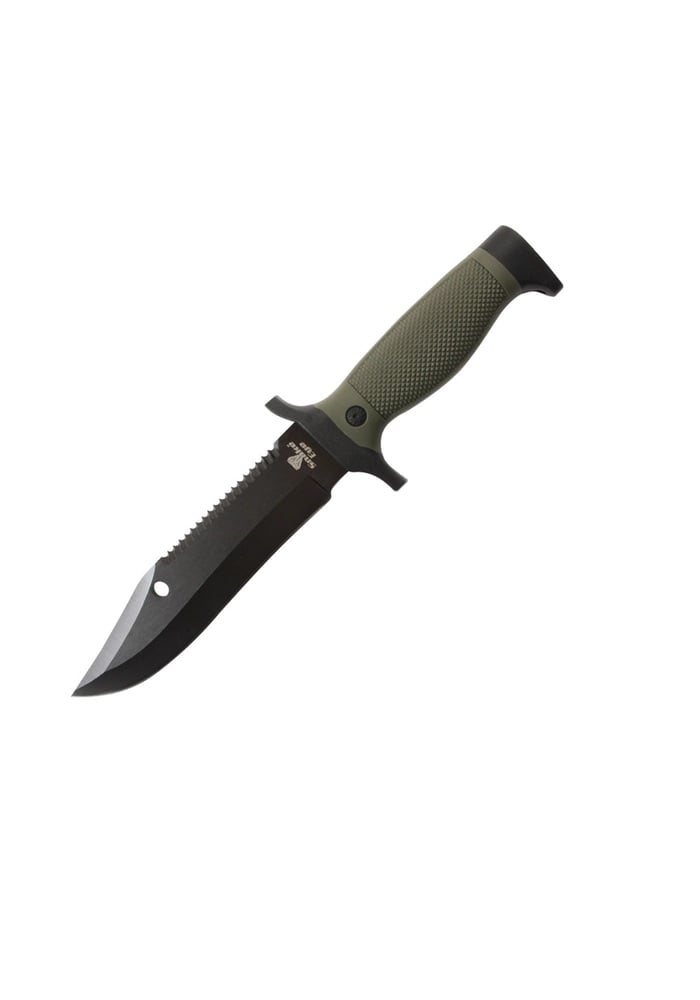 Master Cutlery Snake Eye Tactical Fixed Blade Drop Point Knife, Green - SE-5133GN - Master Cutlery