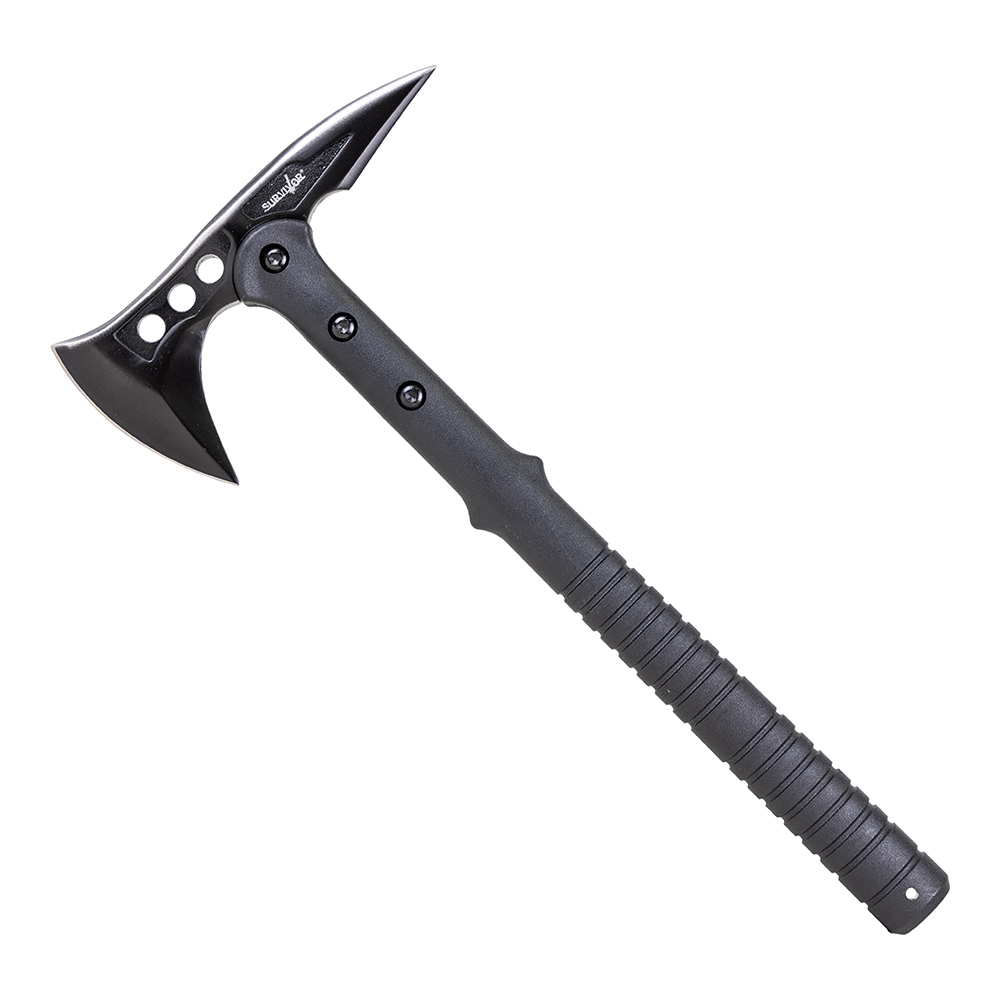 Master Cutlery Survivor Transgressor Tomahawk, Black - SV-AXE002BKCS - Master Cutlery