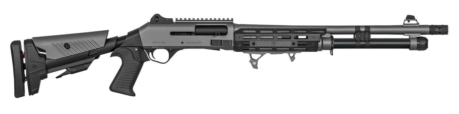 Orthos Arms Raider S4 12 Gauge 18.5" 6rds Semi-Auto Shotgun, Gray