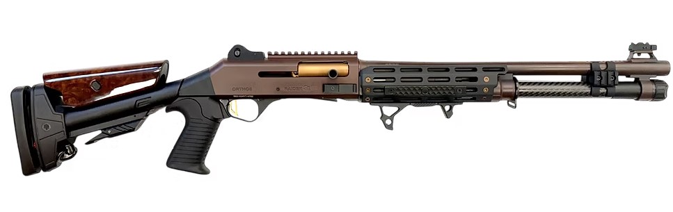 Orthos Arms Raider S4 Elite 12 Gauge 18.5" 6rds Semi-Auto Shotgun, Patriot Elite