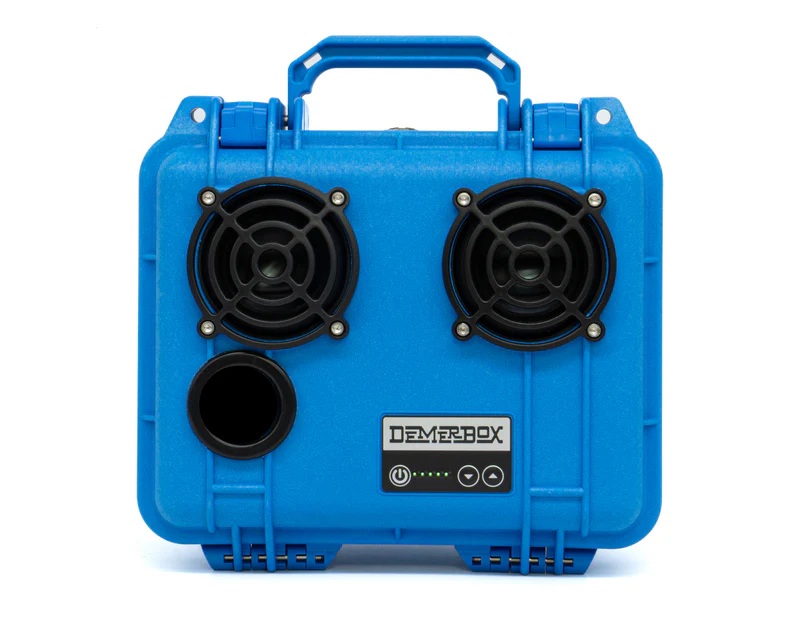 DemerBox DB2 Rugged Waterproof Bluetooth Speaker, Roseau Blue - DB2-1300-BLU - Demerbox