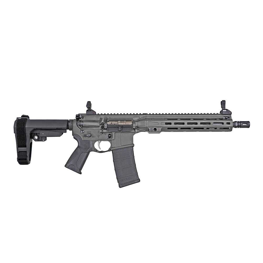 LWRC ICMKII 5.56 NATO 12.5" 30rds Semi-Auto Pistol, Tungsten Grey