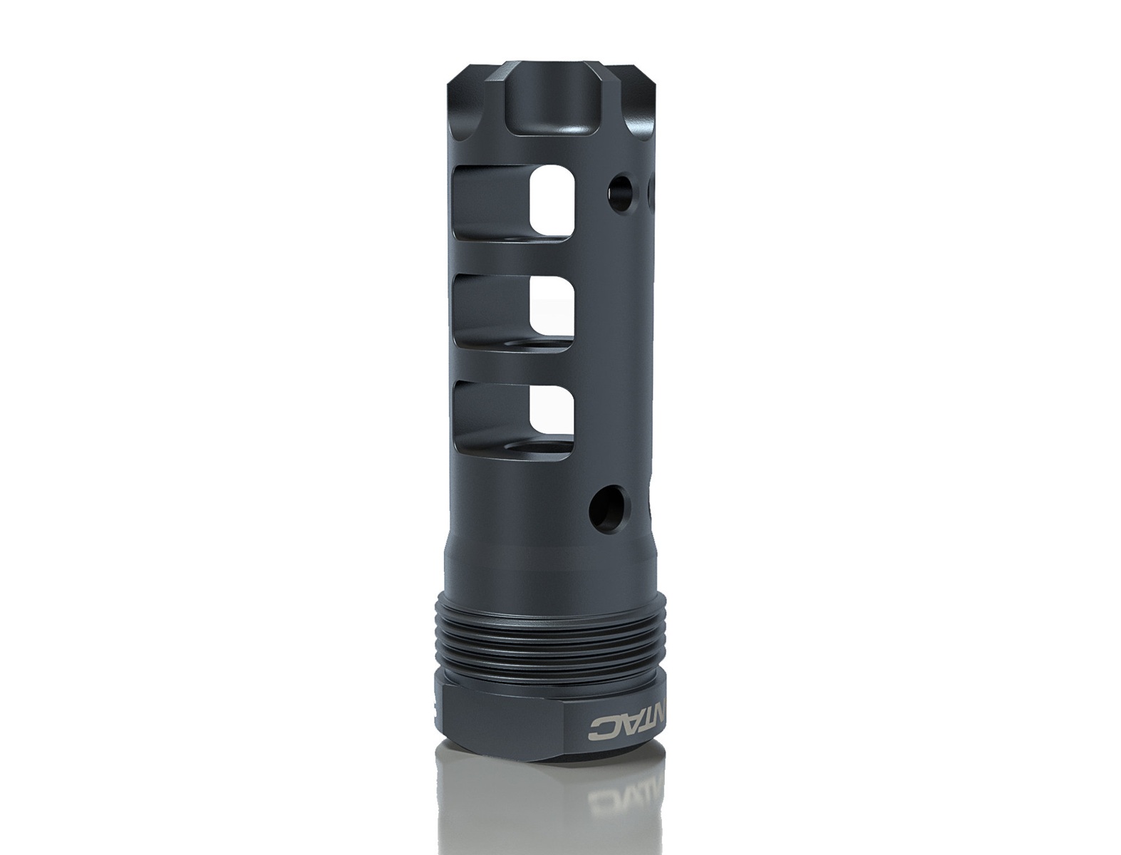 Lantac Dragon 338 ARC 5/8-24 Plan B Long Muzzle Brake - Lantac
