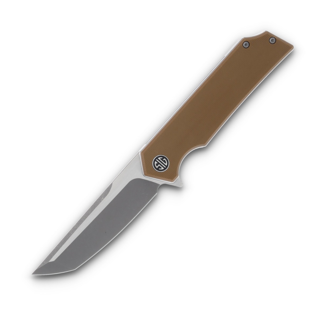 Eikonic Sig Sauer Tsuru Folding Tanto Knife, Coyote Brown - TS8SBRN