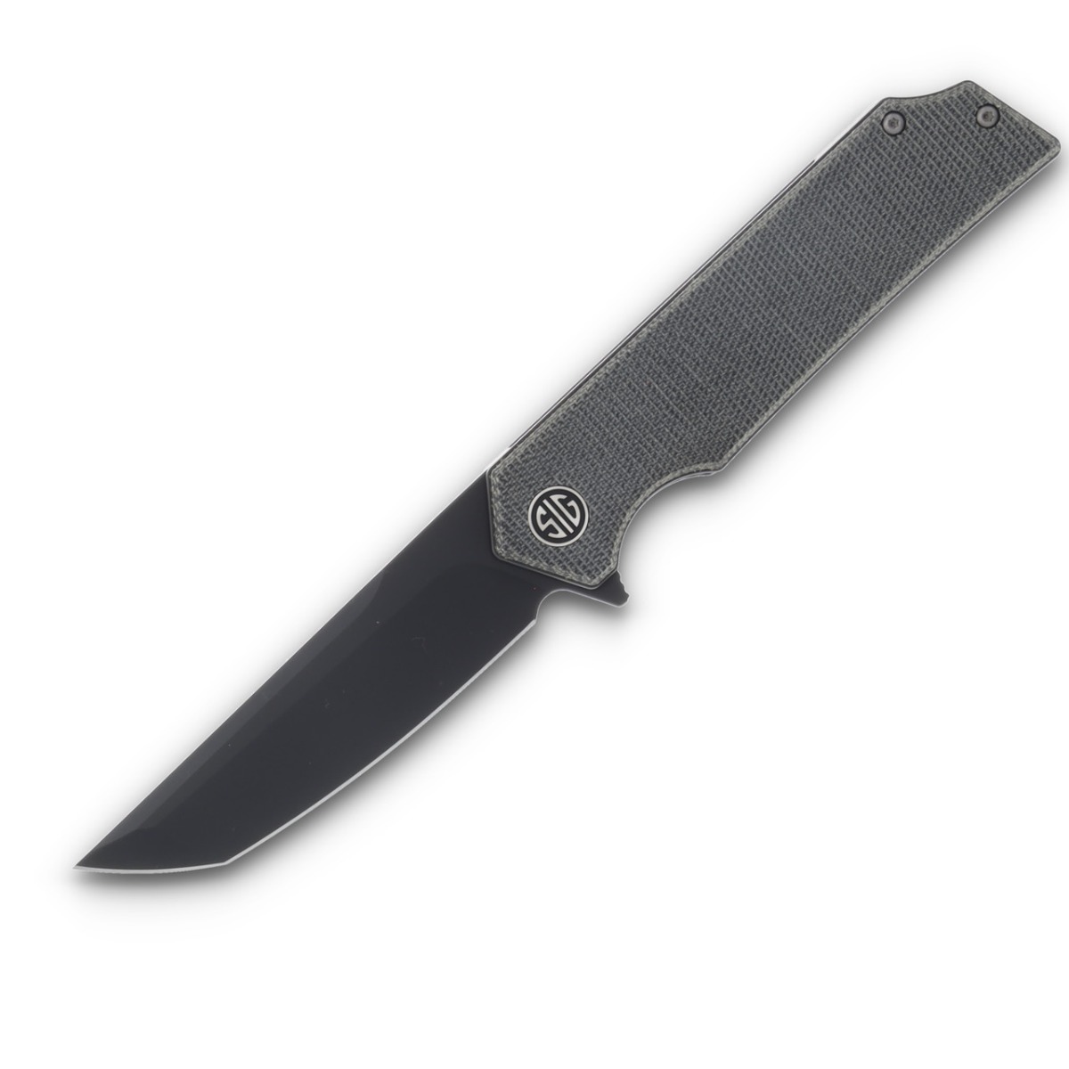 Eikonic Sig Sauer Tsuru Folding Tanto Knife, Salt & Pepper - TS8BB
