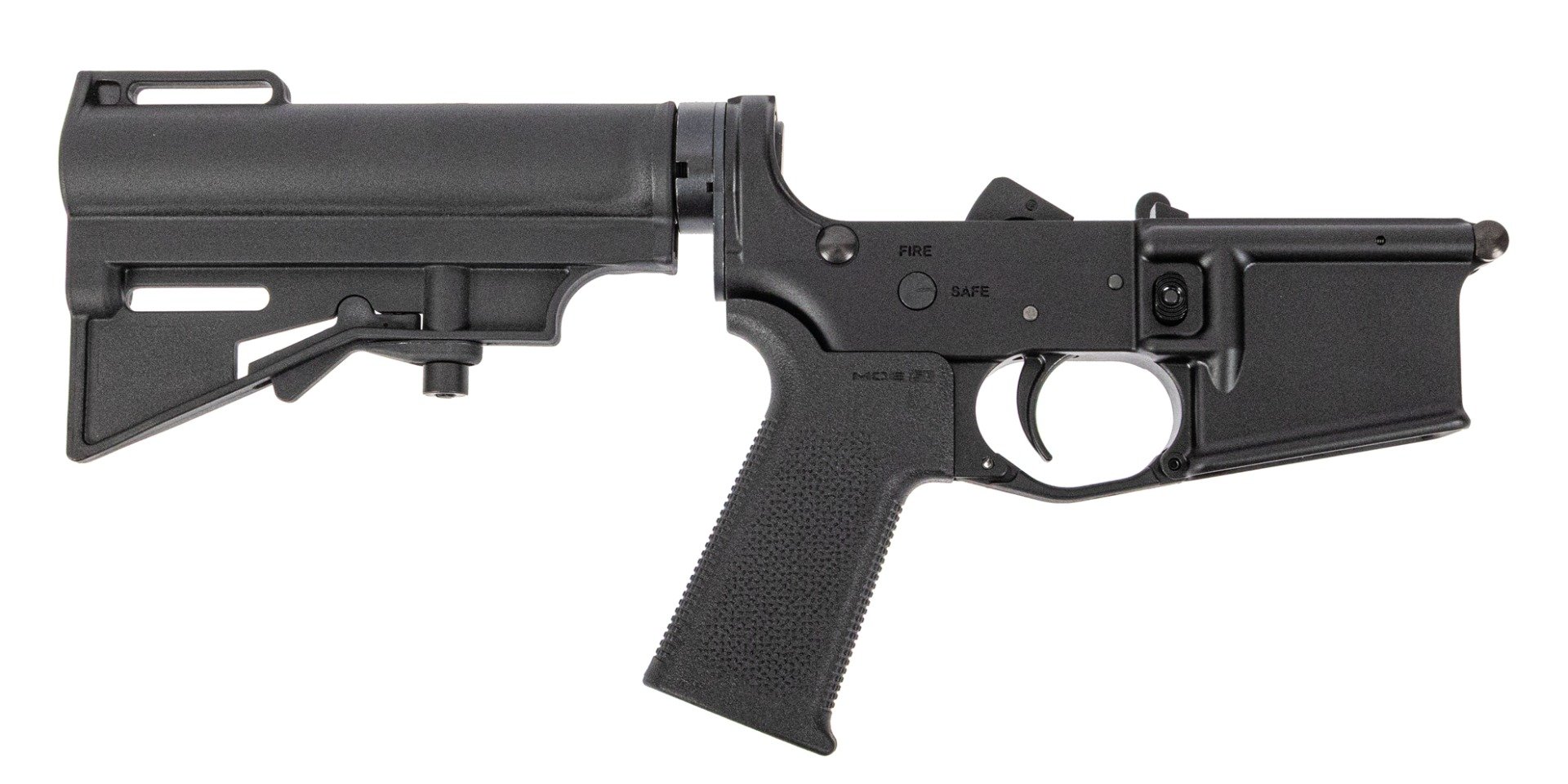 PSA AR15 Complete MOE SL Stealth Lower W/ HAR-15 brace, Black - Palmetto State Armory