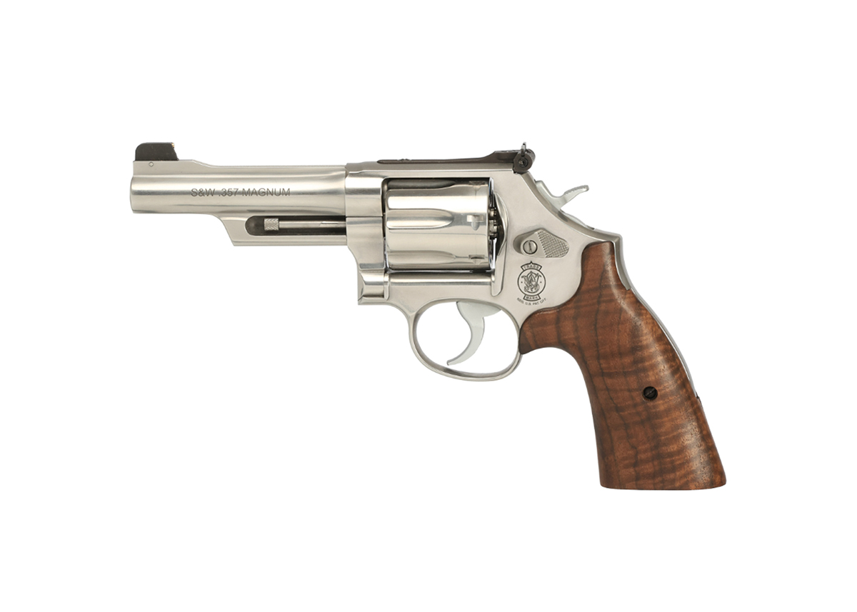 Smith and Wesson 686 Plus Mountain Gun 357 Magnum 4" 7rd Revolver, Stainless Steel - 14040 - Smith & Wesson