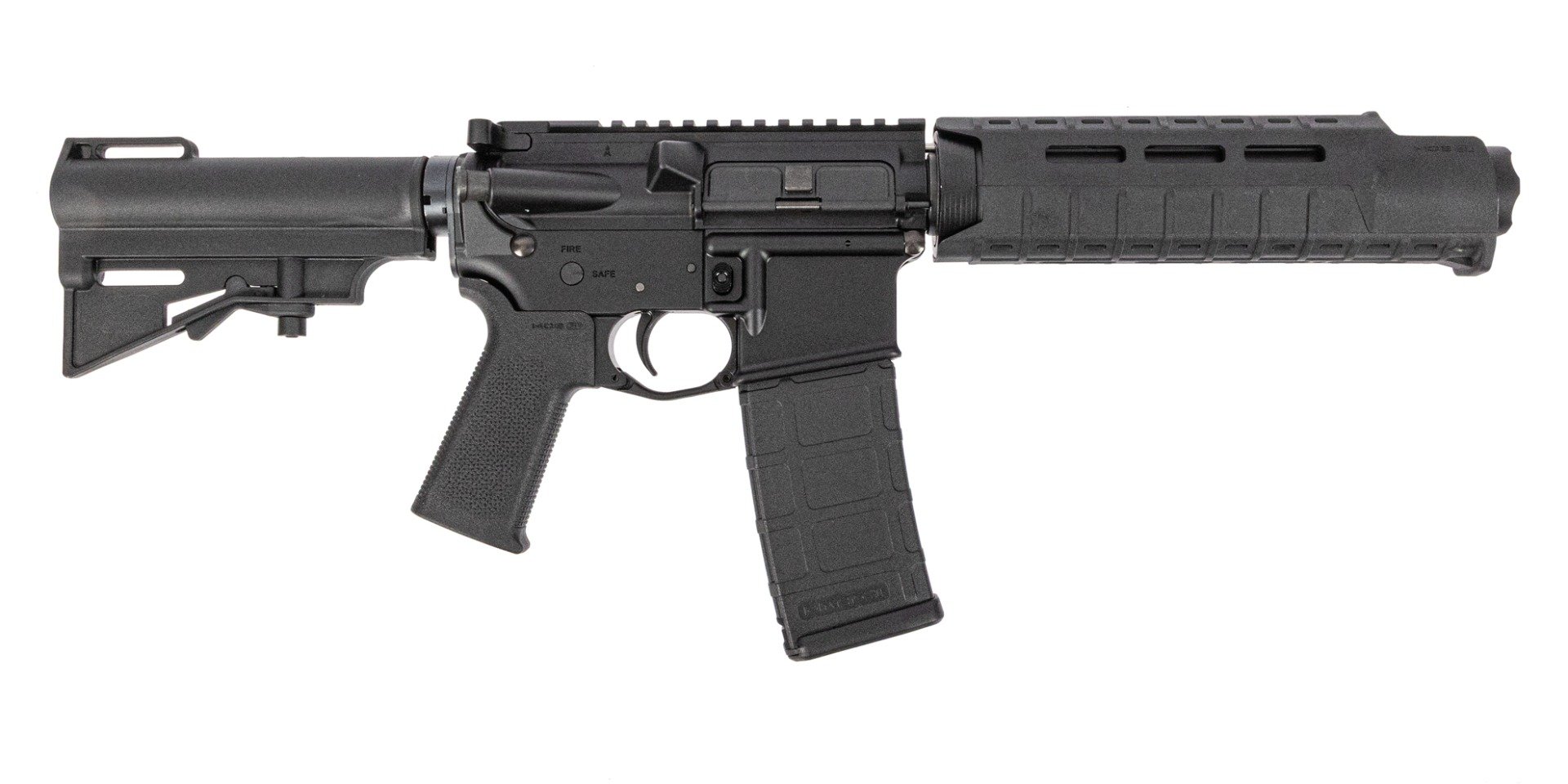 PSA AR-15 7" 5.56 MOE SL Stealth Lower W/ HAR-15 brace Marauder Pistol, Black - Palmetto State Armory
