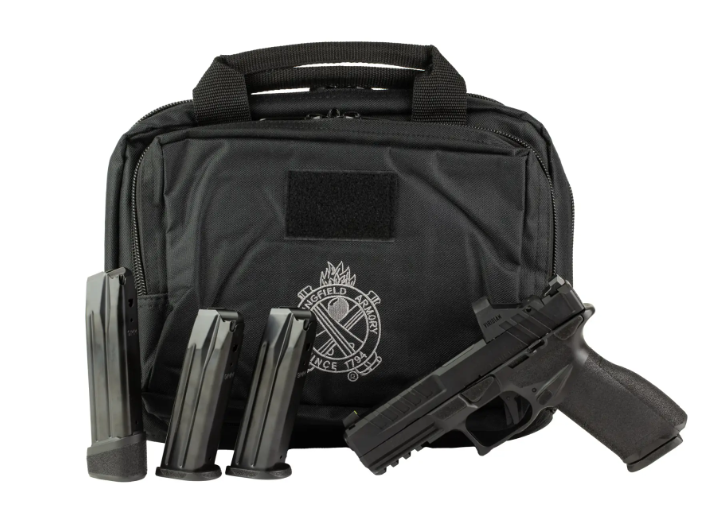 Springfield Echelon Gear Up 4.5" 9mm U-Notch 17/20rd Pistol, Black w/ MS and Viridian RFX II Green Dot - EC9459BMS-U-GU25 - Springfield Armory