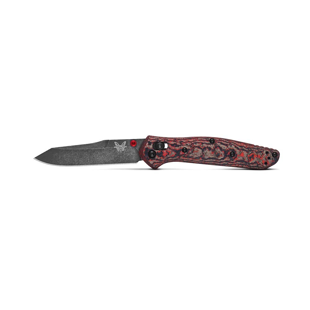 Benchmade Osborne Folding Reverse Tanto Knife, Lava Flow Fatcarbon - 940BK-2502 - Benchmade