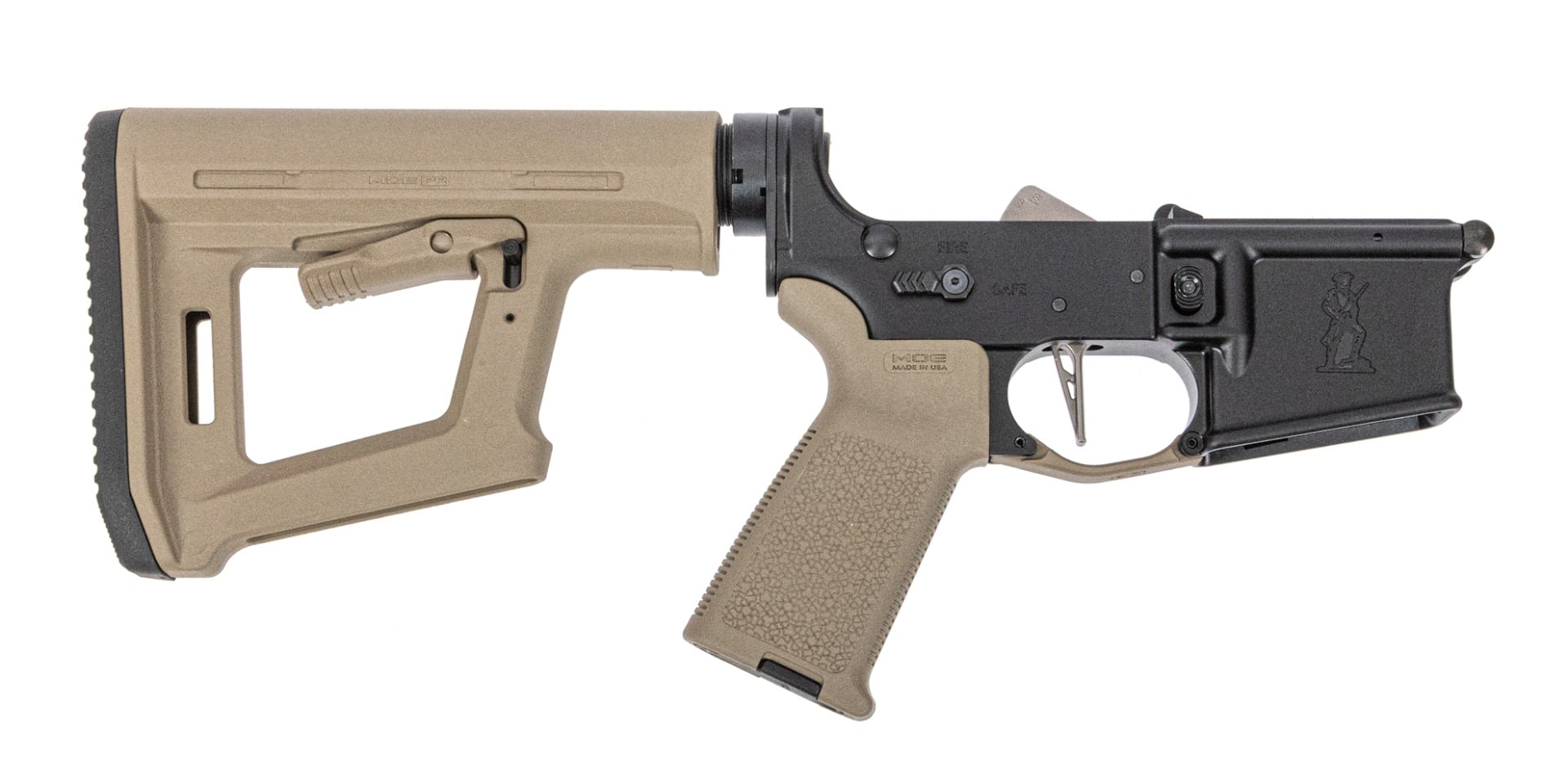 PSA Guardsman-15 Complete MOE PR Lower, FDE - Palmetto State Armory