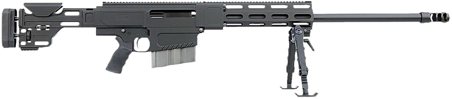HM Defense HM50B2 .50BMG 29.25" 10rds BoltAction Rifle, Black - Hm Defense