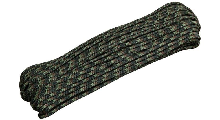 Atwood Parachute Cord 100 ft, Woodland Camo