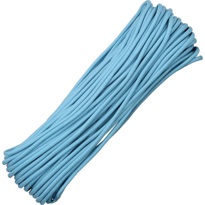 Atwood Parachute Cord 100 ft, Carolina Blue