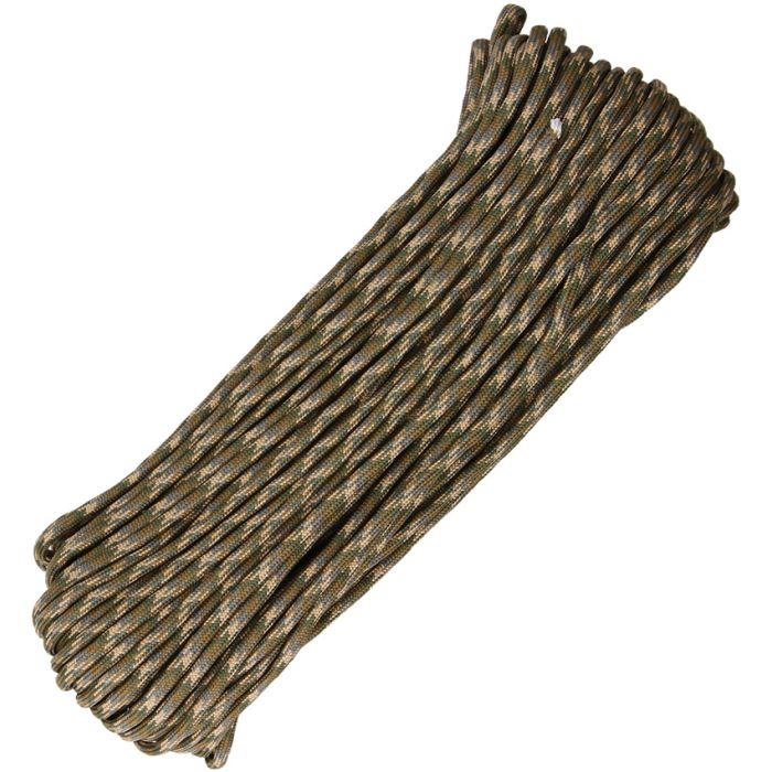 Atwood Parachute Cord 100 ft, Multi Cam