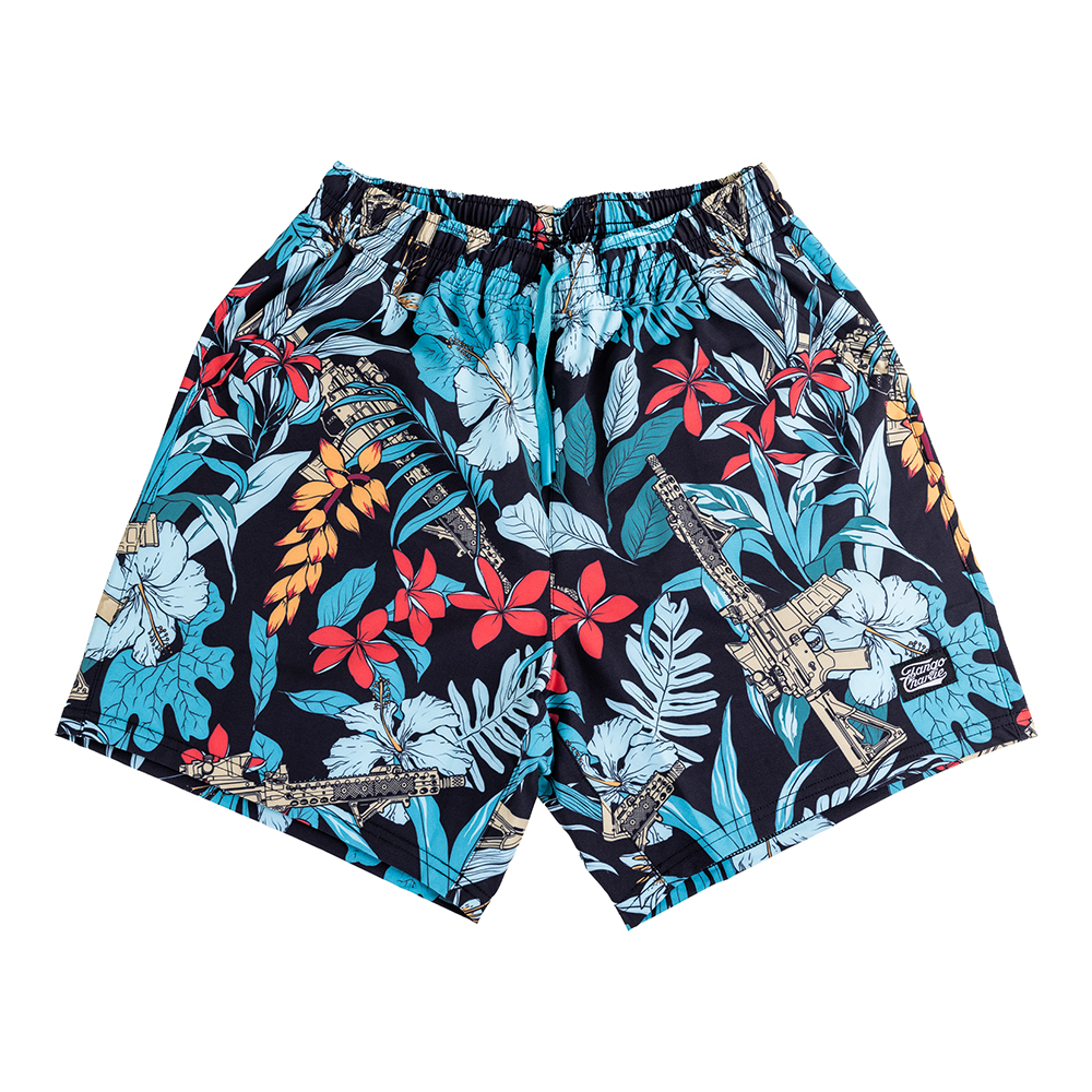 Born United Men's Performance Training Shorts - 5.5"- Tactical Tropic - Medium