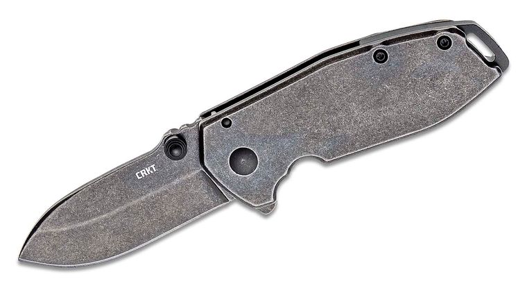 CRKT Squid Drop Point Folding Knife, Black - 2493C
