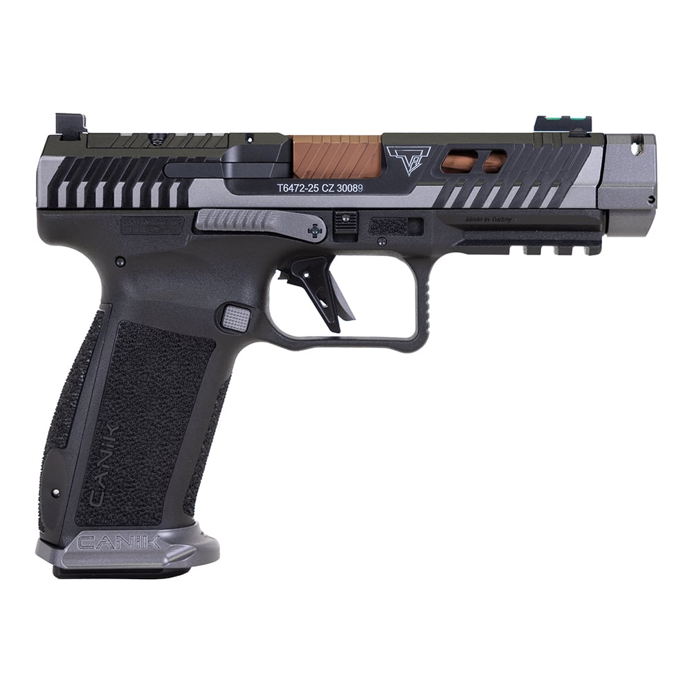 Canik TTI Combat w/ M03 9mm 4.6" 18rd, Smoke - Canik