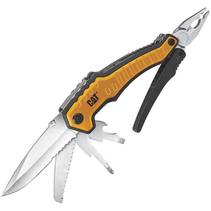 Caterpillar Multi-Function Tool 9 In 1, Yellow - CAT980045