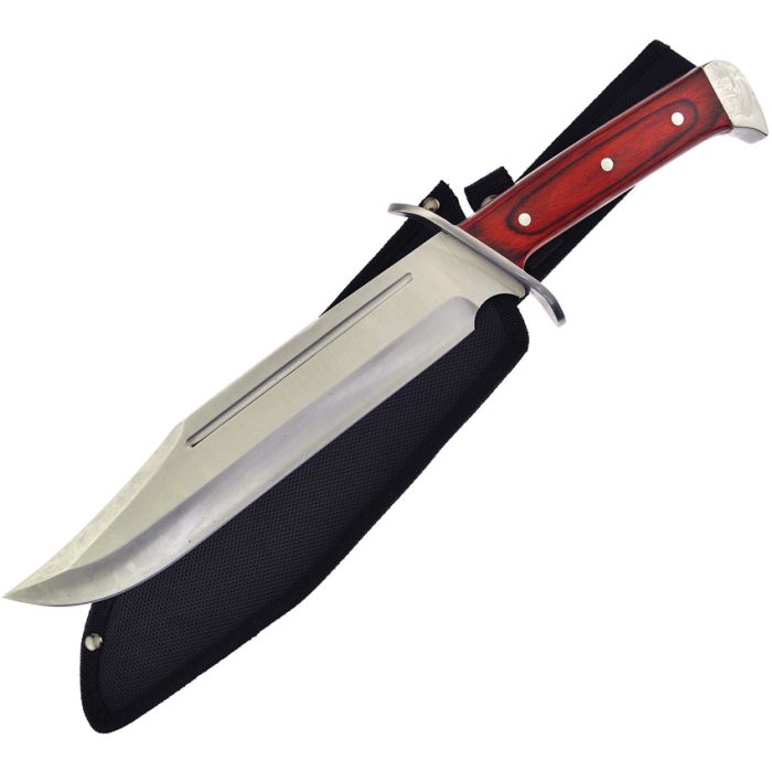 Frost Cutlery Blackhills Bushmaster Fixed Blade Clip Point Knife, Brown- FBKH119 - Frost Cutlery