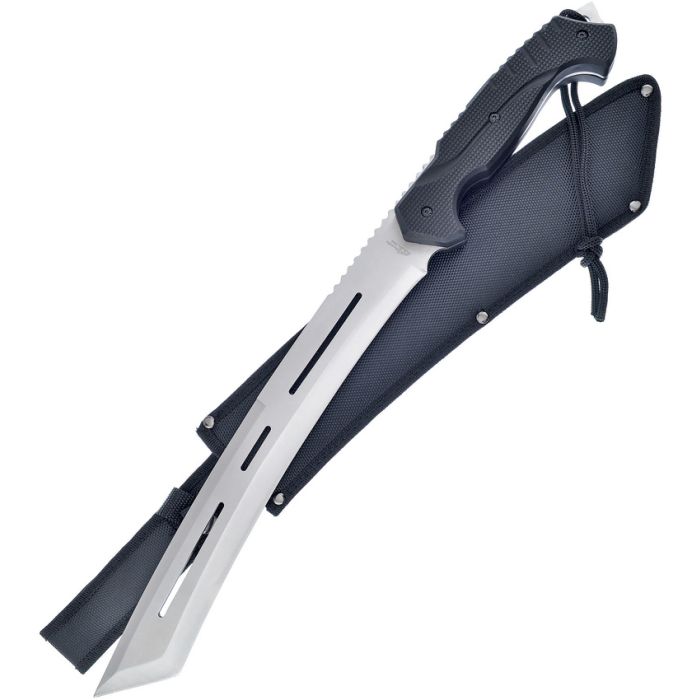 Frost Cutlery Blackhills Tanto Machete, Black - FBKH799B - Frost Cutlery