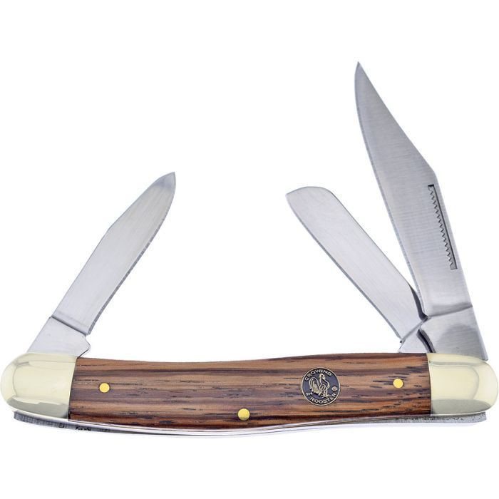 Frost Cutlery Large Stockman, Zebrawood - FCR066ZW - Frost Cutlery