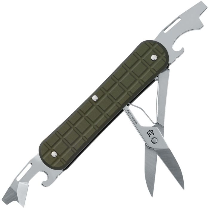 Fox Vulpis Grenade Folding Multi Tool, Military Green - FOXVPGPW130F3MG