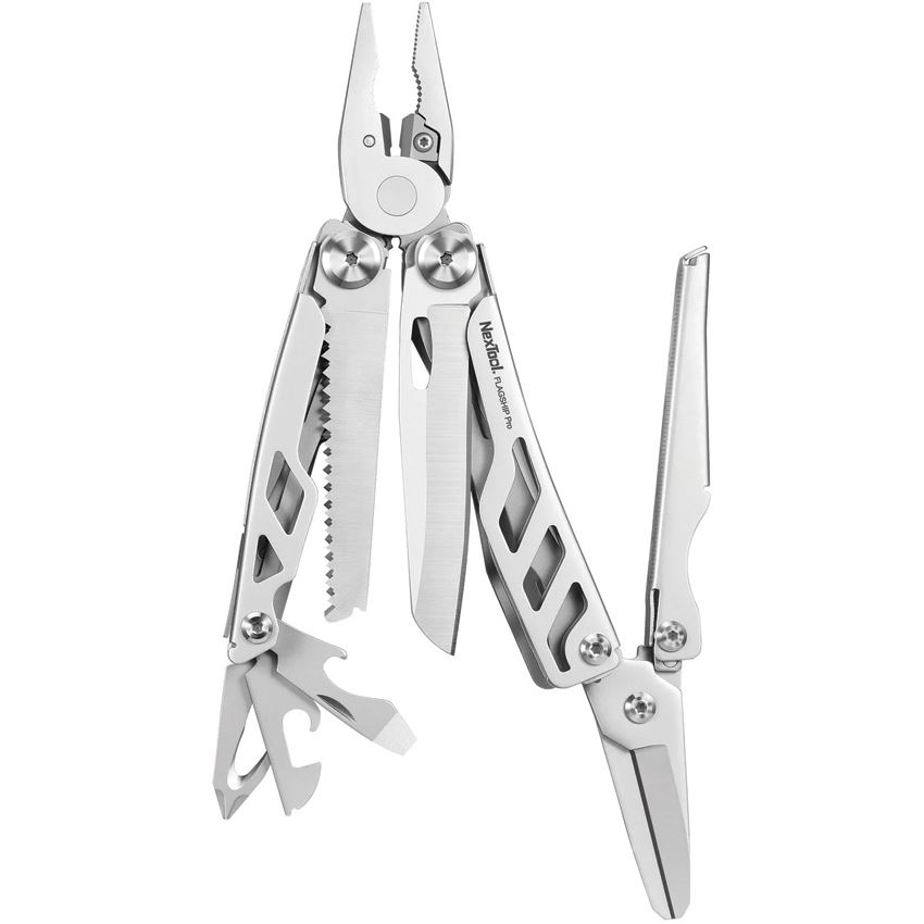 NexTool Flagship Pro Multi Tool, Silver - NTL20203