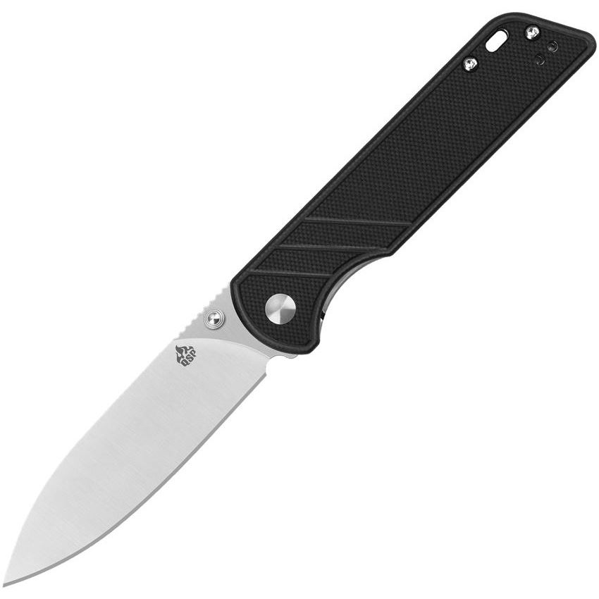 QSP Parrot Folding Spear Point Knife, Black - QS102A2 - Qsp Knives
